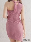画像14: sugar限定カラー☆ XS-Lサイズあり【ROBE de FLEURS Glossy/ローブ・ド・フルール グロッシー】ルージュジップ/ ZIP アシメライン/ タイト / ミニドレス/ キャバドレス[OF2] (14)