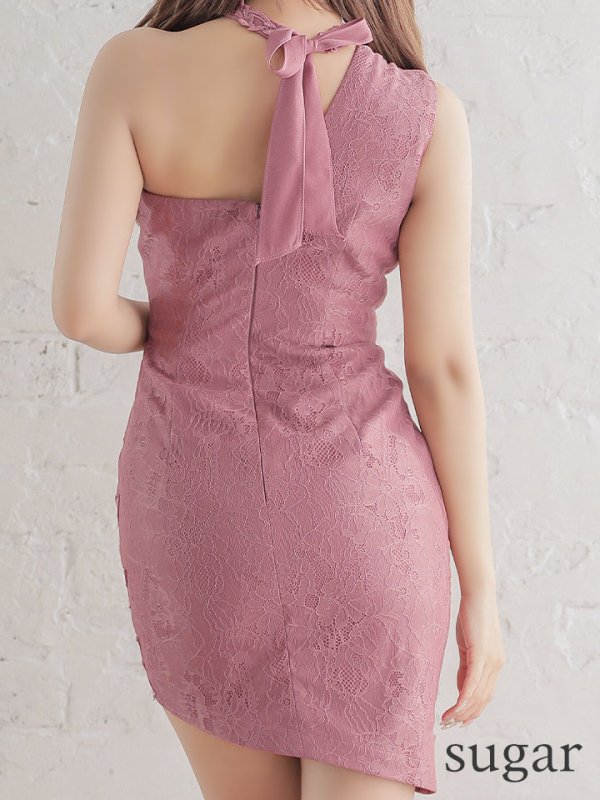 画像29: sugar限定カラーあり☆【Glossy/グロッシー】ルージュジップ/ ZIPアシメライン/ タイト / ミニドレス/ キャバドレス【OF08】 (29)