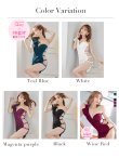 画像11: sugar限定コラボドレス☆【XSサイズあり】【Glossy/グロッシー】サイドチュール切替/ ストレッチ/ フリル/ ワンショル/ タイト/ ミニドレス/ キャバドレス[OF2] (11)