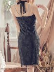 画像10: 【XSサイズあり】【ROBE de FLEURS Glossy/ローブ・ド・フルール グロッシー】バストクロスジップ/ ZIP 片サイドレース切替/ タイト/ ミニドレス/ キャバドレス[OF2] (10)