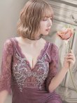 画像3: 【XS-Lサイズあり】【ROBE de FLEURS Glossy/ローブ・ド・フルール グロッシー】刺繍レース/ ビジュー/ タイト/ ミニドレス/ キャバドレス[OF2] (3)