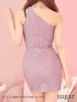 画像13: sugarオリジナルカラーあり☆XSサイズあり【ROBE de FLEURS Glossy/ローブ・ド・フルール グロッシー】チョーカー/ レース/ ワンショル/ タイト/ ミニドレス/ キャバドレス[OF2] (13)