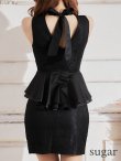 画像9: 【ROBE de FLEURS Glossy/ローブ・ド・フルール グロッシー】ビジュー/ レース/ ペプラム/タイト/ ミニドレス/ キャバドレス[OF2] (9)