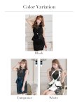 画像15: 【ROBE de FLEURS Glossy/ローブ・ド・フルール グロッシー】ビジュー/ レース/ ペプラム/タイト/ ミニドレス/ キャバドレス[OF2] (15)