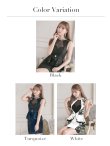 画像11: 【ROBE de FLEURS Glossy/ローブ・ド・フルール グロッシー】ビジュー/ レース/ ペプラム/タイト/ ミニドレス/ キャバドレス[OF2] (11)