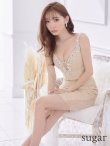 画像5: XSサイズあり【ROBE de FLEURS Glossy/ローブ・ド・フルール グロッシー】レース /パール /ビジュー/ ノースリーブ/ タイト/ ミニドレス/ キャバドレス[OF2] (5)