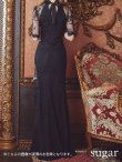 画像11: 【Lサイズあり】 【ROBE de FLEURS Glossy/ローブ・ド・フルール グロッシー】ジップ/ ZIP 袖あり/サイドレース切替/ ロングドレス/ キャバドレスlong[OF2] (11)