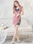 画像17: 【XSサイズあり】【ROBE de FLEURS Glossy/ローブドフルール グロッシー】レース切替/ 総レース/ タイトミニ/ ミニドレス/ キャバドレス[OF2] (17)