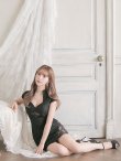 画像4: 【XSサイズあり】【ROBE de FLEURS Glossy/ローブドフルール グロッシー】レース切替/ 総レース/ タイトミニ/ ミニドレス/ キャバドレス[OF2] (4)