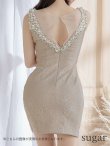 画像10: XSサイズあり【ROBE de FLEURS Glossy/ローブ・ド・フルール グロッシー】レース /パール /ビジュー/ ノースリーブ/ タイト/ ミニドレス/ キャバドレス[OF2] (10)