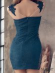 画像11: XSサイズあり【ROBE de FLEURS Glossy/ローブ・ド・フルール グロッシー】ブロックチュール/ ビジュー/ レース/ タイト/ ミニドレス/ キャバドレス[OF2] (11)