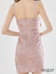 画像13: XSサイズあり【ROBE de FLEURS Glossy/ローブ・ド・フルール グロッシー】ビジュー/ 刺繍/ サイドシアー/ キャミ/ タイト/ ミニドレス/ キャバドレス[OF2] (13)