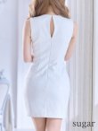 画像9: 【Glossy/グロッシー】総レース/ バストカットデザイン/ ビジュー/ タイト/ ミニドレス/ キャバドレス[OF2] (9)