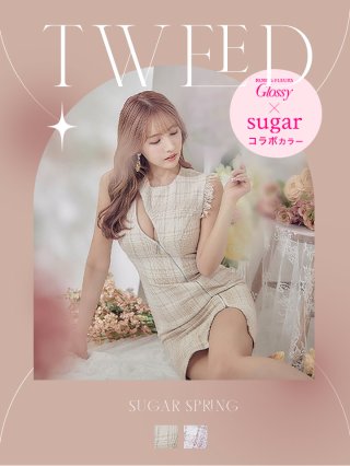 sugar ファードレス XSサイズあり【ROBE de FLEURS/ローブドフルール】3Dフラワー