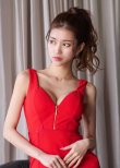 画像13: XSサイズあり【ROBE de FLEURS Glossy/ローブ・ド・フルール グロッシー】バストジッパー/ ワンカラー/ ノースリーブ/ シンプル/ タイト/ ミニドレス/ キャバドレス[OF2] (13)