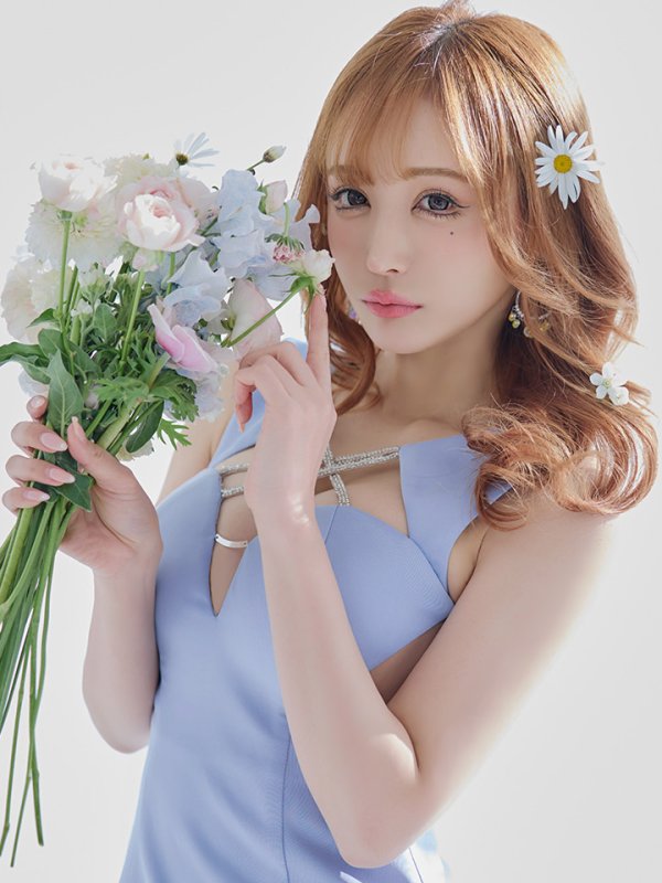 画像24: XS-Lサイズあり【Glossy/グロッシー】クロスビジュー/ ストレッチ/ カットアウト/ サイドシアー/ タイト/ ミニドレス/ キャバドレス【OF08】 (24)