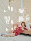 画像6: XSサイズあり【ROBE de FLEURS Glossy/ローブ・ド・フルール グロッシー】袖あり/ バックルフロント/ ジッパー/ ワンカラー/ ストレッチ/ タイト/ ミニドレス/ キャバドレス[OF2] (6)