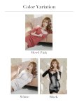 画像26: XSサイズあり【ROBE de FLEURS Glossy/ローブ・ド・フルール グロッシー】袖あり/ バックルフロント/ ジッパー/ ワンカラー/ ストレッチ/ タイト/ ミニドレス/ キャバドレス[OF2] (26)