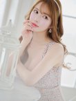 画像3: XSサイズあり【ROBE de FLEURS Glossy/ローブ・ド・フルール グロッシー】サマーニットツイード/ シンプル/ ノースリーブ/ タイト/ ミニドレス/ キャバドレス[OF2] (3)
