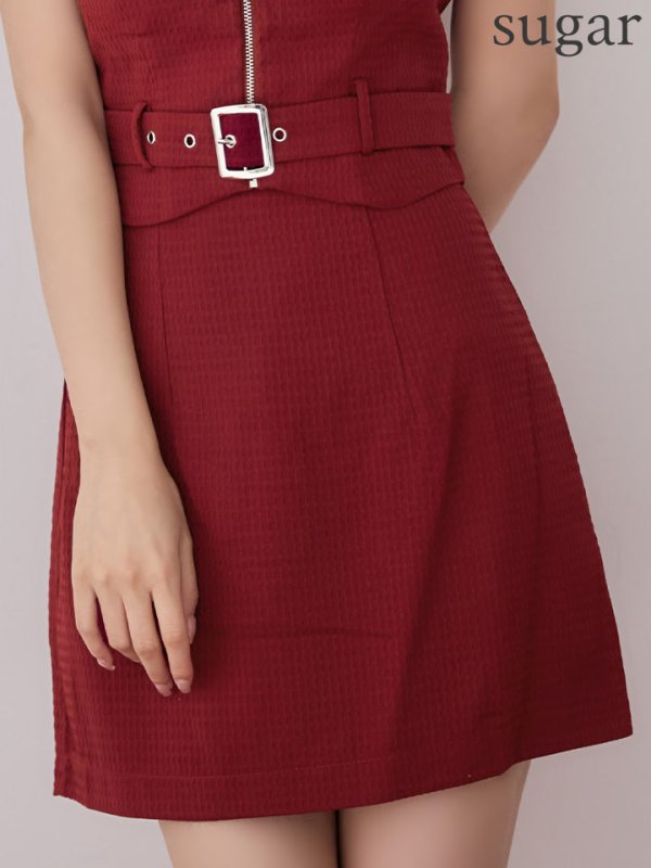 バーガンディー　モデル：ももか　身長：156cm　着用サイズ：Sサイズ