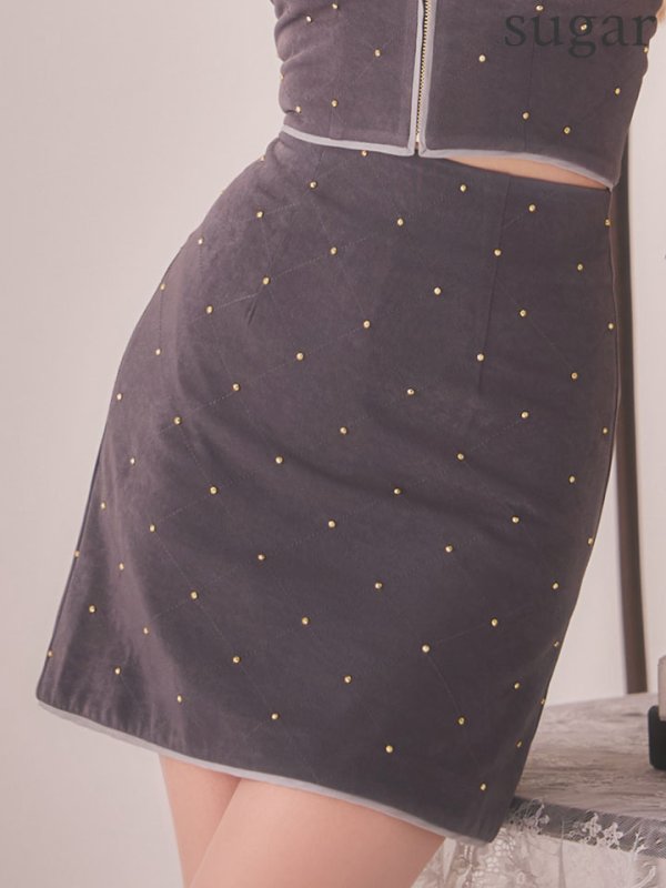 グレーxライトグレー モデル：明日花キララ　身長：162cm　着用サイズ：Sサイズ