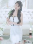 ホワイト モデル：ももか　身長：156cm　着用サイズ：Sサイズ