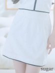 ホワイト モデル：ももか　身長：156cm　着用サイズ：Sサイズ