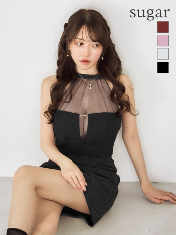 ブラック モデル：ゆめ　身長：160cm　着用サイズ：Sサイズ