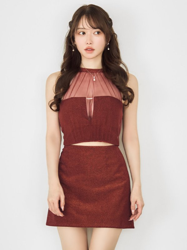 ブラウン モデル：ゆめ　身長：160cm　着用サイズ：Sサイズ