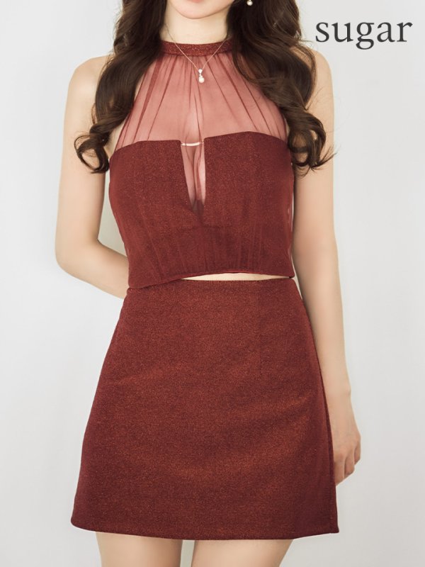 ブラウン モデル：ゆめ　身長：160cm　着用サイズ：Sサイズ