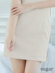 画像10: XSサイズあり【ROBE de FLEURS Glossy/ローブ・ド・フルール グロッシー】フロントジッパー/ リブニット/ ノースリーブ/ ワンカラー/ タイト/ ミニドレス/ キャバドレス[OF2] (10)