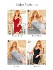 画像32: XSサイズあり【ROBE de FLEURS Glossy/ローブ・ド・フルール グロッシー】ラメニット/ ビジュー/ キャミ/ シンプル/ ワンカラー/ タイト/ ミニドレス/ キャバドレス[OF2] (32)