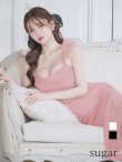画像19: 【ROBE de FLEURS Glossy/ローブ・ド・フルール グロッシー】サイドレース/ ファーストラップ/ ワンカラー/ キャミソール/ ストレッチ/ タイト/ ミモレ丈/ ロングドレス/ キャバドレスlong[OF2] (19)