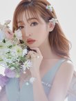 画像11: XSサイズあり【ROBE de FLEURS Glossy/ローブ・ド・フルール グロッシー】バストジッパー/ ビジュー/ ワッフル/ ノースリーブ/ ワンカラー/ タイト/ ミニドレス/ キャバドレス[OF2] (11)