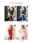 画像25: Lサイズあり【ROBE de FLEURS Glossy/ローブ・ド・フルール グロッシー】ジップ/ スリット/ ウエストビジュー/ レース袖/ 長袖/ 七分袖/ 袖あり/ ロングドレス/ キャバドレスlong[OF2] (25)