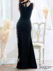 画像14: Lサイズあり【ROBE de FLEURS Glossy/ローブ・ド・フルール グロッシー】フロントジッパー/ ウエストシースルー/ ワンカラー/ ノースリーブ/ タイト/ スリット/ ロングドレス/ キャバドレスlong[OF2] (14)