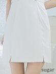 画像23: XSサイズあり【ROBE de FLEURS Glossy/ローブ・ド・フルール グロッシー】襟付き/ レザーベルトデザイン/ ノースリーブ/ シンプル/ ワンカラー/ タイト/ ミニドレス/ キャバドレス[OF2] (23)