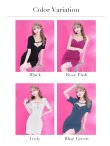 画像27: XSサイズあり【ROBE de FLEURS Glossy/ローブ・ド・フルール グロッシー】ワンカラー/ 2WAY/ ストレッチ/ 無地/ ワンピース/ タイト/ ミニドレス/ キャバドレス[OF2] (27)