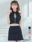 ネイビー モデル：阿部なつき　身長：160cm　着用サイズ：Sサイズ