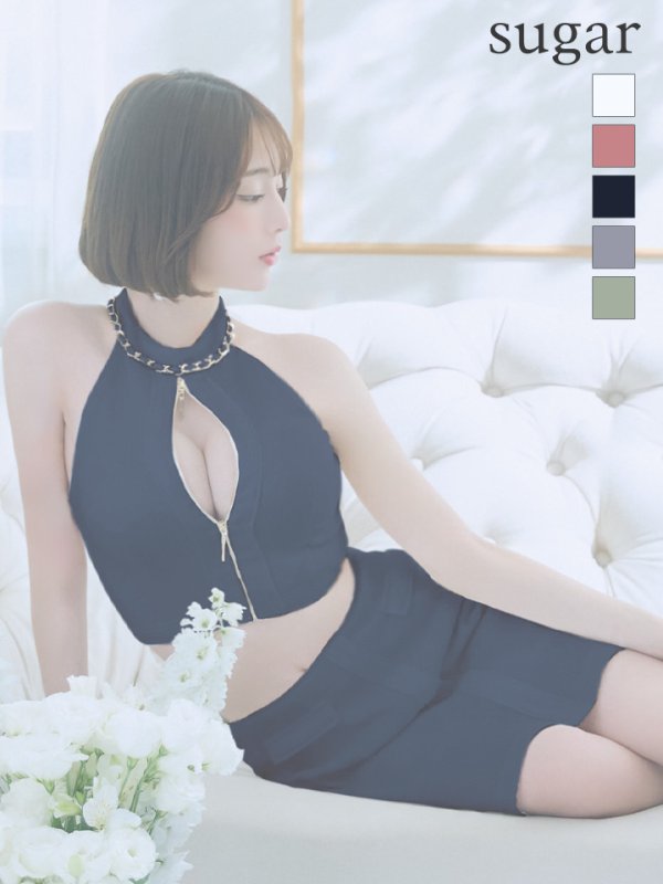 ネイビー モデル:天海りこ 身長:156cm 着用サイズ:Sサイズ