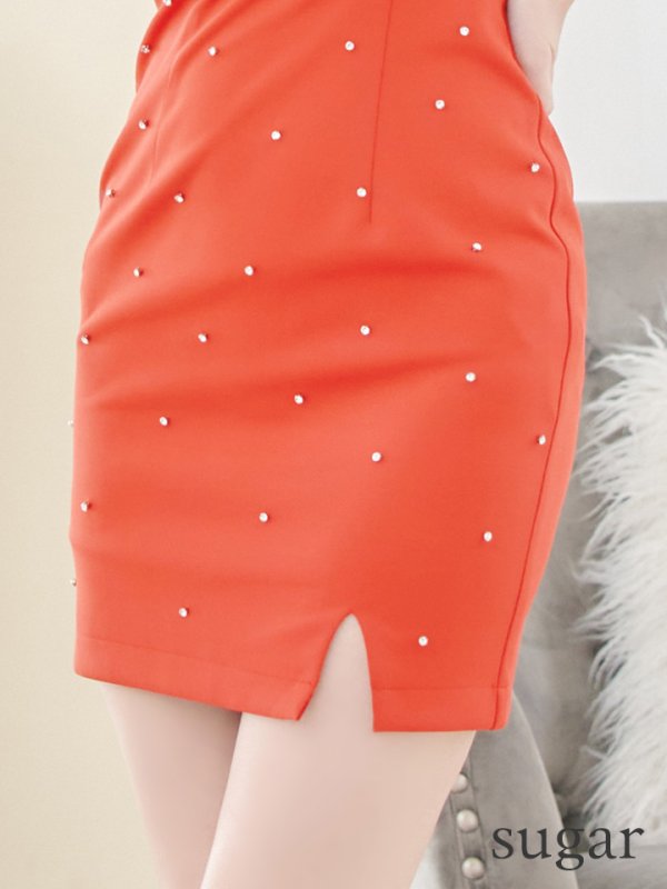 画像34: XSサイズあり【Glossy/グロッシー】フロントジップ/ パフスリーブ/ ストレッチ/ 無地/ ワンカラー/ タイト/ ミニドレス/ キャバドレス[OF08] (34)