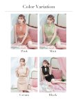 画像36: XSサイズあり【ROBE de FLEURS Glossy/ローブ・ド・フルール グロッシー】シンプル/ バストカット/ リブニット/ ノースリーブ/ ワンカラー/ タイト/ セットアップ/ ミニドレス/ キャバドレス[OF2] (36)