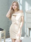 画像29: XSサイズあり【ROBE de FLEURS Glossy/ローブ・ド・フルール グロッシー】オフショル/ バストカット/ タイト/ セットアップ/ ミニドレス/ キャバドレス[OF2] (29)