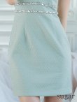 画像19: XSサイズあり【ROBE de FLEURS Glossy/ローブ・ド・フルール グロッシー】バストジッパー/ ビジュー/ ワッフル/ ストレッチ/ 半袖/ 袖あり/ ワンカラー/ タイト/ ミニドレス/ キャバドレス[OF2] (19)