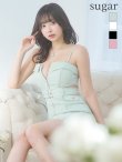 画像24: XSサイズあり【ROBE de FLEURS Glossy/ローブ・ド・フルール グロッシー】フロントジッパー/ ベルト/ キャミソール/ シアー/ タイト/ ミニドレス/ キャバドレス[OF2] (24)