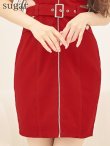 画像41: XSサイズあり【ROBE de FLEURS Glossy/ローブ・ド・フルール グロッシー】フロントジッパー/ ベルト/ キャミソール/ シアー/ タイト/ ミニドレス/ キャバドレス[OF2] (41)