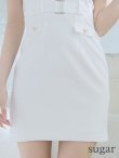 画像18: XSサイズあり【ROBE de FLEURS Glossy/ローブ・ド・フルール グロッシー】ベルトデザイン/ ハートカット/ スマート/ キャミ/ タイト/ ミニドレス/ キャバドレス[OF2] (18)