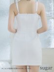 画像16: XSサイズあり【ROBE de FLEURS Glossy/ローブ・ド・フルール グロッシー】ベルトデザイン/ ハートカット/ スマート/ キャミ/ タイト/ ミニドレス/ キャバドレス[OF2] (16)