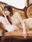 画像3: Lサイズあり【ROBE de FLEURS Glossy/ローブ・ド・フルール グロッシー】ノースリーブ/ バストカット/ シアー/ ロング/ キャバドレスlong[OF2] (3)