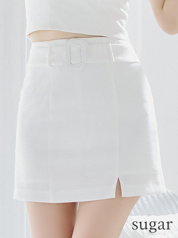 画像35: XSサイズあり【Glossy/グロッシー】バストカット/ ジッパーデザイン/ ワンカラー/ ラメ/ セットアップ/ タイト/ ミニドレス/ キャバドレス[OF08] (35)